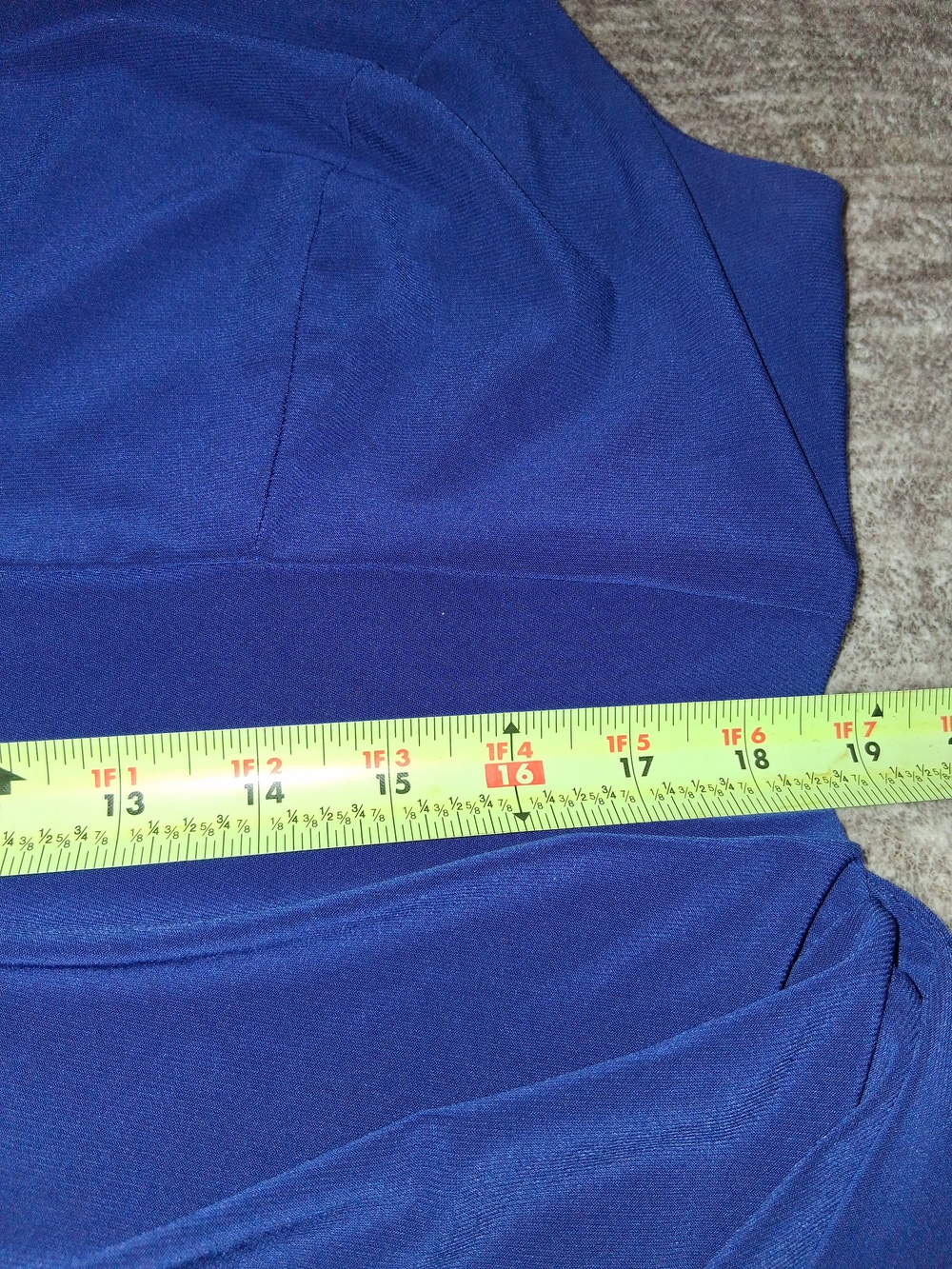 Vintage Y2K Kathy Roberts R&M Richards Royal Blue 2pc Dress & Jacket Set Size 16 - Picture 14 of 16